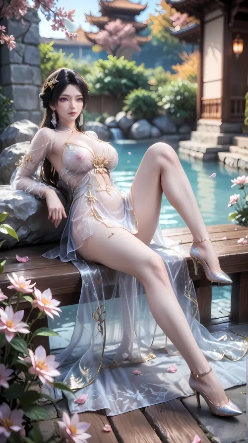 AI绘画夏悠然-大主宰 AI绘画漫画图集 预览图