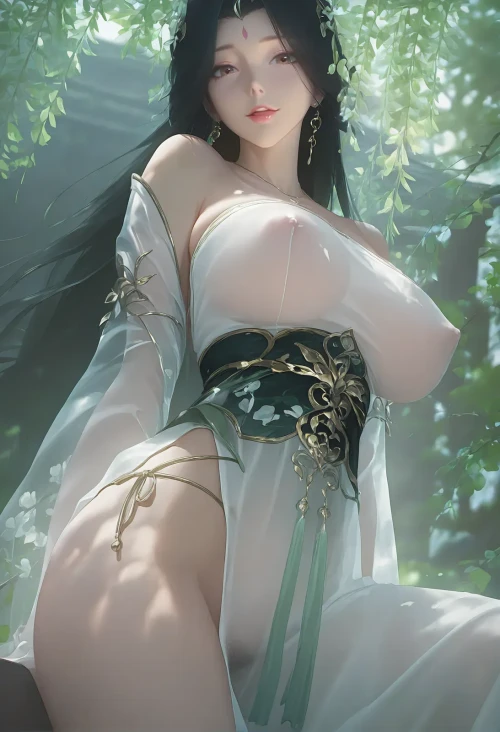 AI绘画ManAi仙姬之半夏未夏~ AI绘画漫画图集 预览图