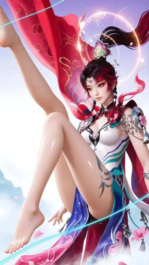 AI绘画云缨-王者荣耀 AI绘画漫画图集 预览图