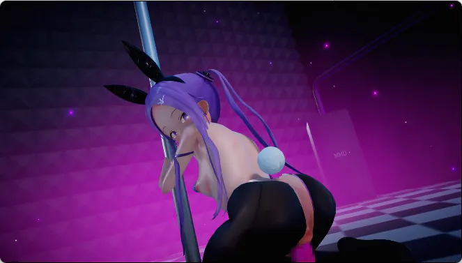 原神同人/3D/MMD/神级建模/神作/最新 skbクラブ (skbのちから) 紧身裙莫娜酱＆兔女郎Lo酱 动漫视频 预览图