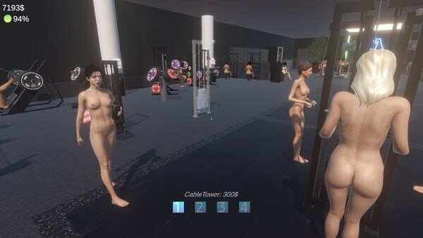 辣妹健身房 角色造型体健身房经理Hot Girls Gym – Nudist Gym Manager 官方中文版 PC端 官中版 预览图