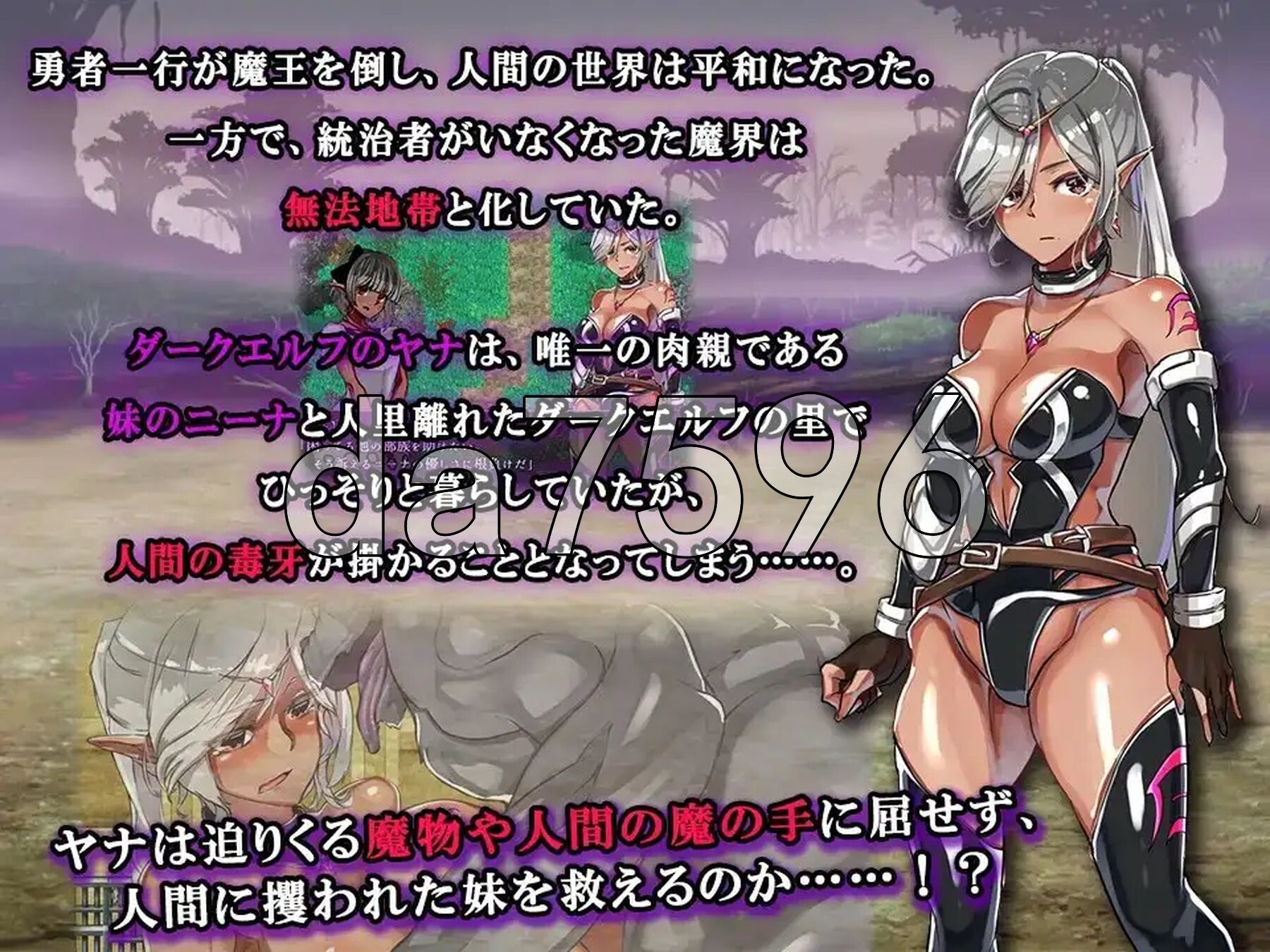 漆黑的精灵 雅娜 ～被NTR的至爱妹妹～ 漆黒のエルフ ヤナ ～奪われし最愛の妹～ PC端 AI汉化版 预览图