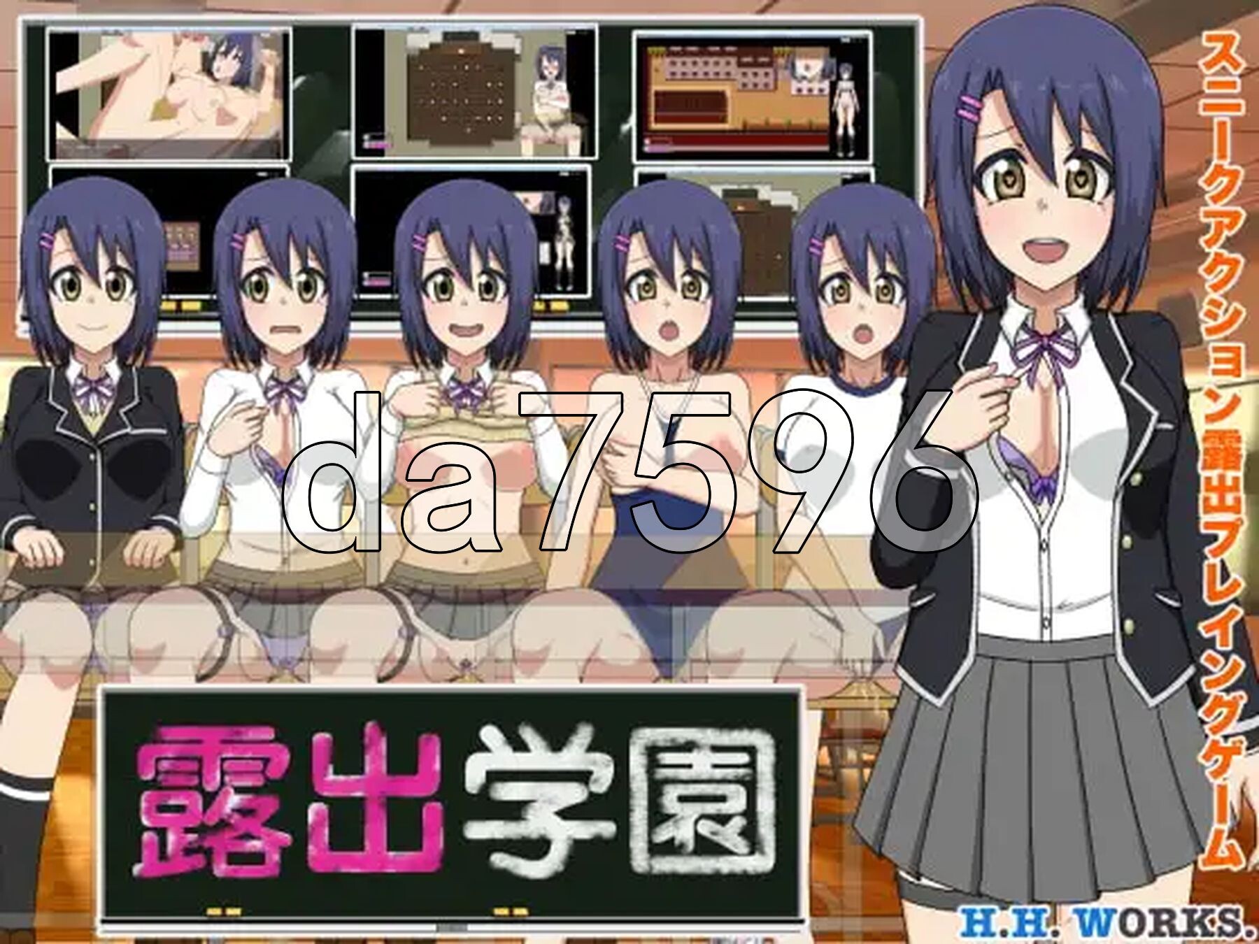 露出学园【潜行潜入动作露出玩法游戏】 露出学園【スニークアクション露出プレイングゲーム】 内嵌汉化版 PC端 汉化更新版 预览图
