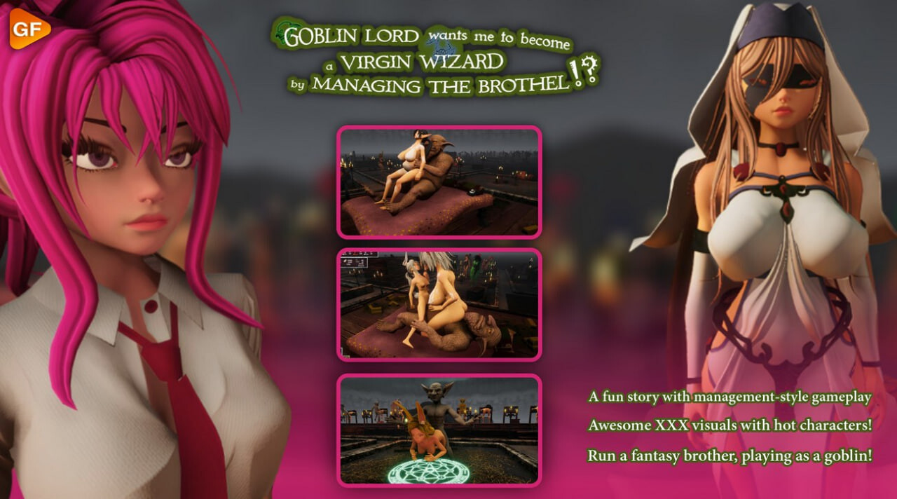哥布林领主想通过让我经营妓院来变成处男巫师 Goblin Lord wants me to become a Virgin Wizard by Managing The Brothel v1.0 PC端 预览图