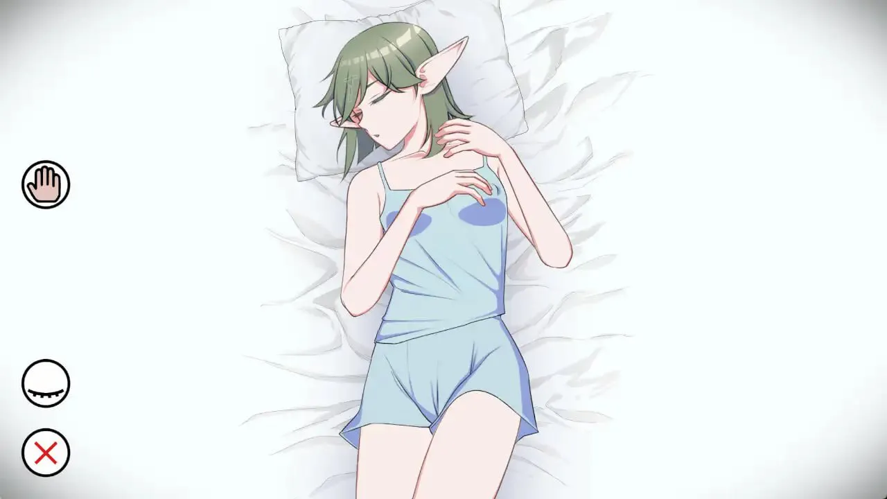 对绿发碧眼的精灵女孩恶作剧/緑髪碧眼エルフちゃんに认识阻害で角色造型にしたり悪戯するやつ PC端 日文原版 预览图