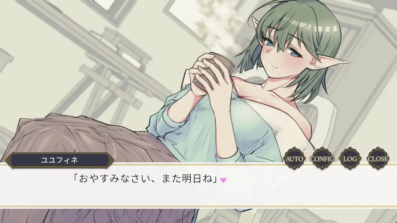 对绿发碧眼的精灵女孩恶作剧/緑髪碧眼エルフちゃんに认识阻害で角色造型にしたり悪戯するやつ PC端 日文原版 预览图