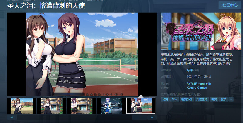 拔作ADV/淫虐多P/2C 圣天之泪：惨遭背刺的天使（狙われた女神天使エンゼルティアー ～守った人間達に裏 PC端 更新版 预览图