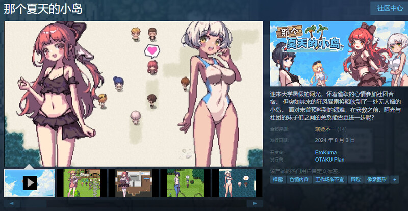 那个夏天的小岛 あの夏の島? V1.1 STEAM官中版 PC端 预览图