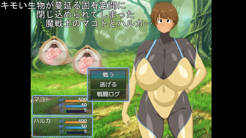 DL3月新作【回合RPG/战斗H/汉化】爆乳魔战士真琴&遥 打开情色固有空间吧！（爆乳魔戦士マコト&ハルカ エロ固有空間を打開せ PC端 汉化更新版 预览图