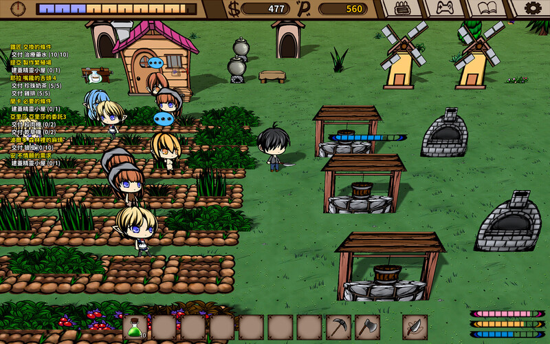 互动版饥荒~精灵的情感互动农场（Elf Farm）V2.06 STEAM官中 PC端 官中版 预览图