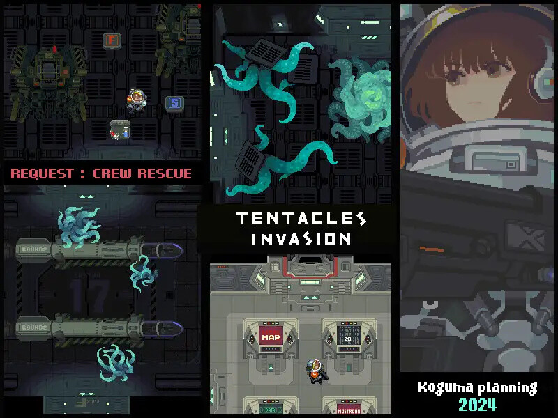 动作ACT/奇幻互动X堕落/2C TENTACLES INVASION V1.0 DL官方中文 PC端 官中版 预览图