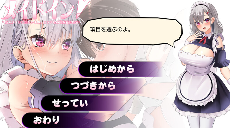 DL4月作品 沙盒SLG/生活养成/动态2C 女仆装！～新人女仆与少爷的，剧情的宅邸庭院情感生活～ PC端 预览图