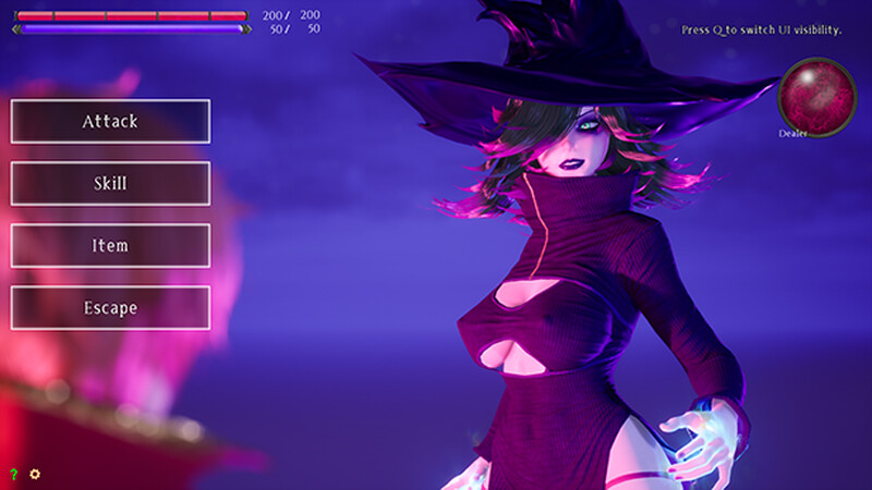 3D回合RPG/虚幻5/全动态3C 魔女湖世界/魔女的侵袭（ Heros Journey）V0.2.0 Alpha11 PC端 预览图