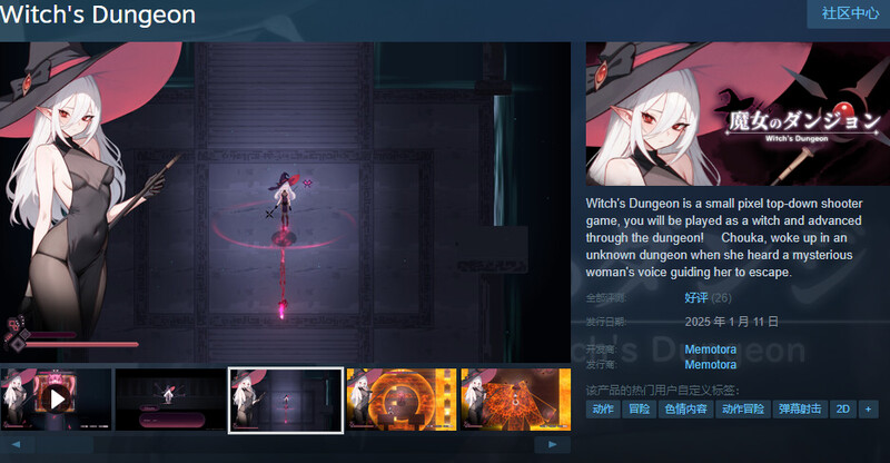 魔女的地下城（Witch's Dungeon/魔女のダンジョン）V1.3.11 机翻汉化 PC端 AI汉化版 预览图
