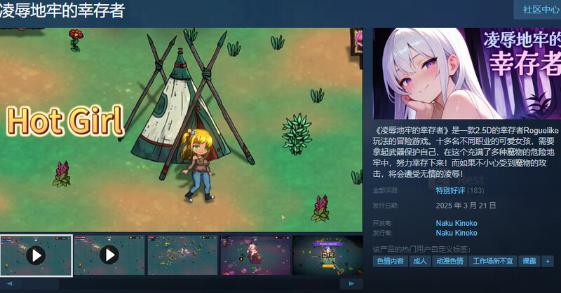 冲突桥段地牢的幸存者（Humiliation Dungeon Survivors）V1.0.1 STEAM官中 PC端 官中版 预览图