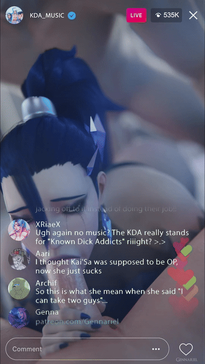 无修/CV/4K][Gennariel] KDA女团抖音淫趴直播 动漫视频 预览图