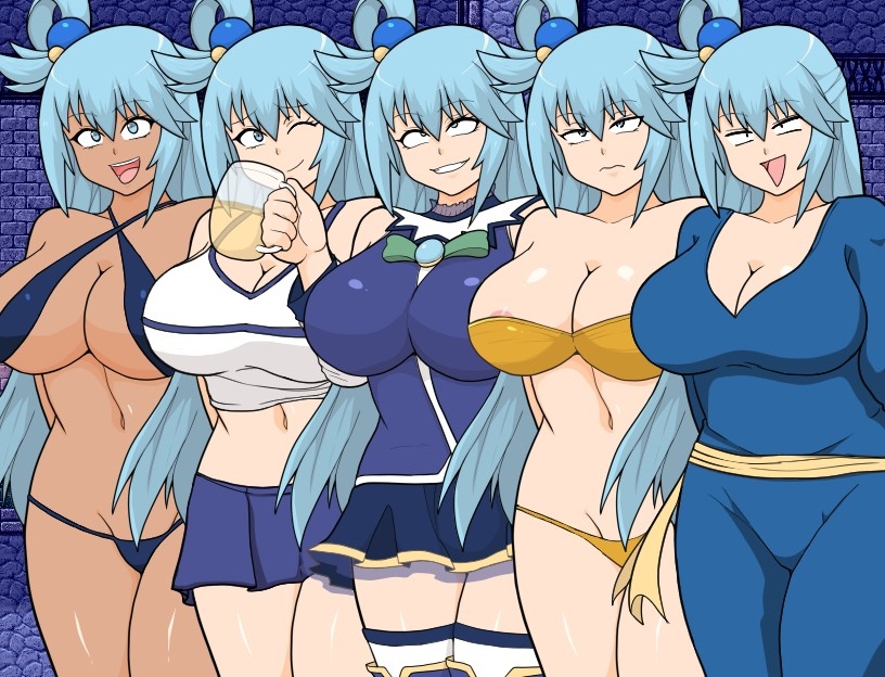 新作RPG/动态/汉化 为美好的世界献上祝福同人：巨乳女神 PC端 AI汉化更新版 预览图