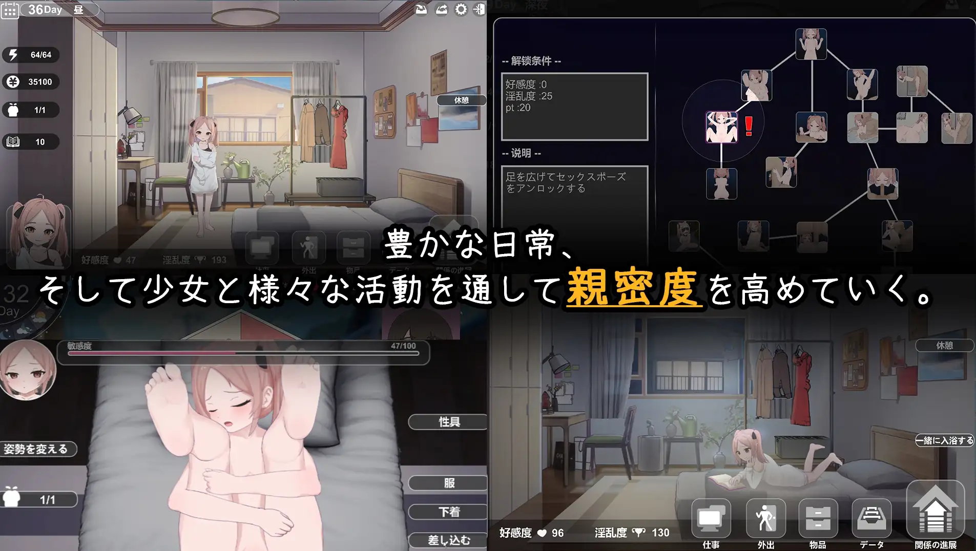 与离家出走少女的同居生活/家出少女との同棲生活 PC端 AI汉化更新版 预览图