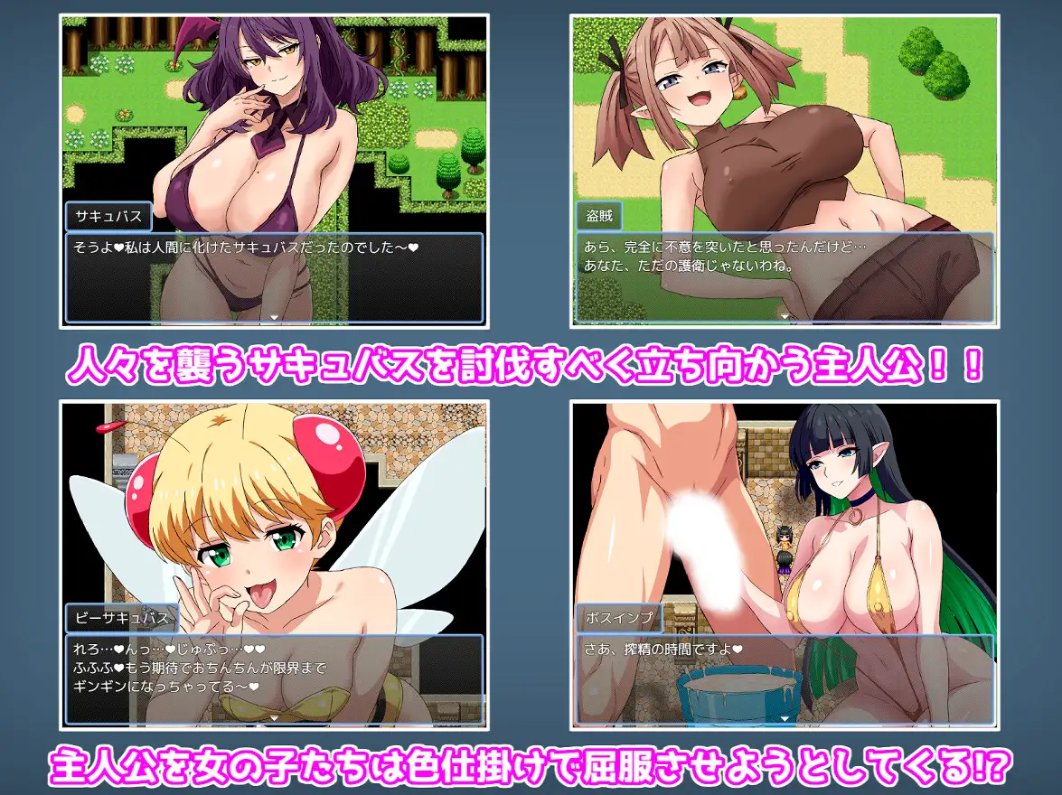 抖S勇者与魅魔的诱惑任务 マゾ勇者と魅魔の誘惑クエスト PC端 AI汉化更新版 预览图