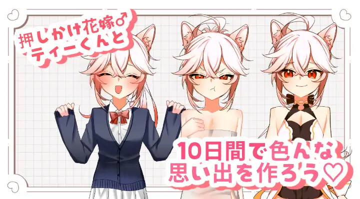 ケモショタ花嫁♂ ティーくんのえっちな花嫁修行♡ v1.3 PC端 AI汉化版 预览图