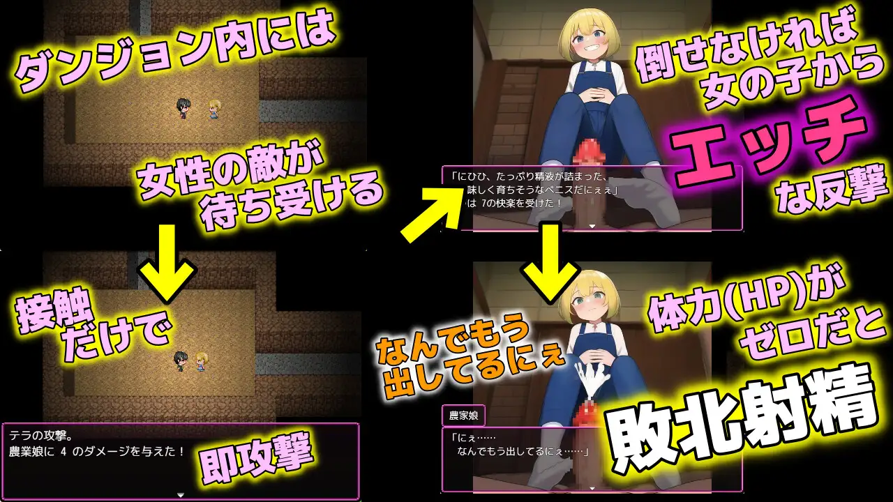 BF地下城 BFダンジョン～負ければ犯されてLv1に戻される、セックスバトルダンジョンRPG～ 双端 AI汉化版 预览图