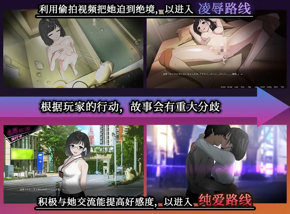 ROOM 偷窥女孩私生活的偷拍洗脑SLG Ver2.05 官方中文版+全DLC+特典 PC端 官中版 预览图