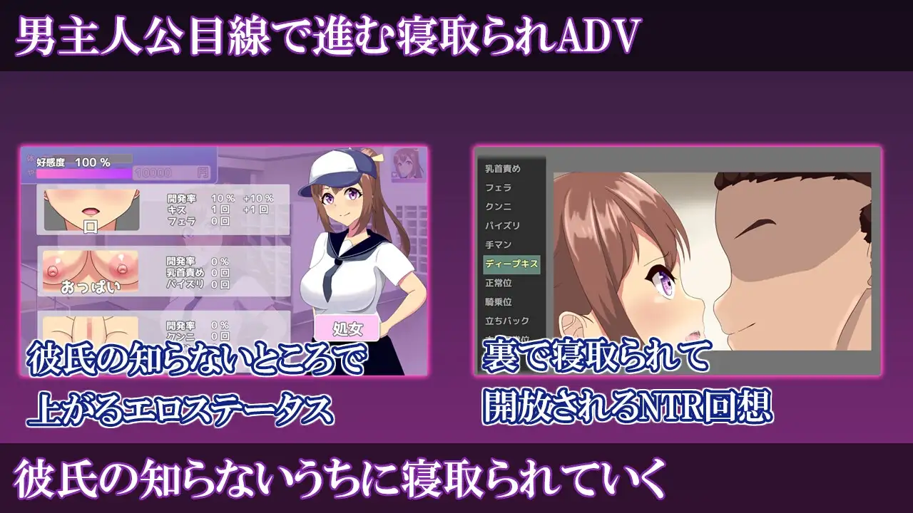 ネトマネ～監督に寝取られる女子マネの彼女~ v1.0.1 PC端 AI汉化版 预览图