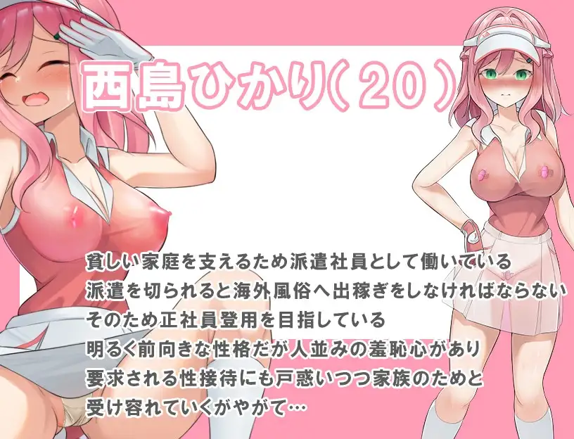 透视装？女职员不穿内裤高尔夫接待 ～高尔夫是棒、球与洞的运动～ 透け服?女子社員ノーパンゴル PC端 AI汉化版 预览图