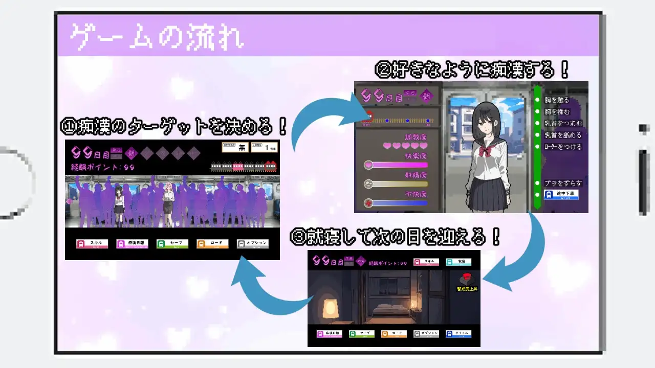 所以我要当痴汉 だから俺は痴汉する だから俺は恶作剧する AI汉化+修图 Ver1.3 Ver25.04.29 PC端 AI汉化版 预览图