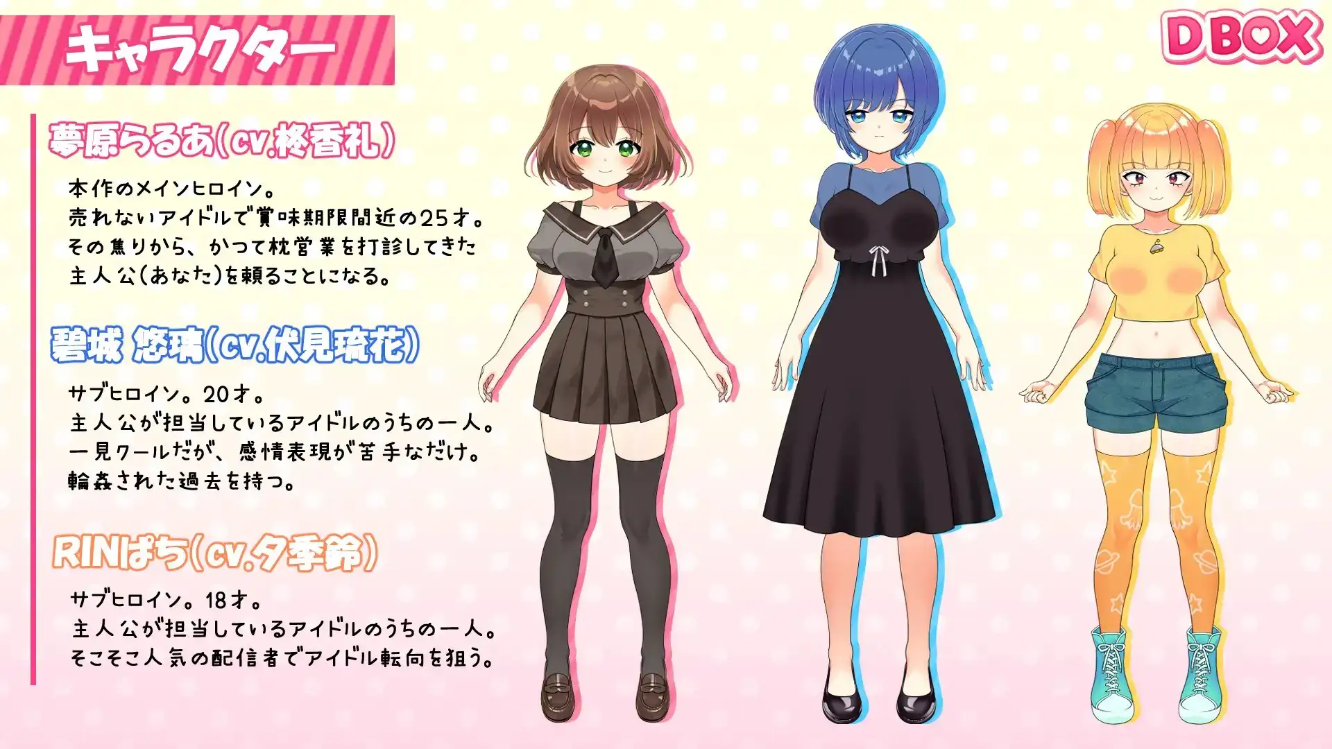 26才を目前にした売れない処女アイドルが体を売って逆転を狙う話 PC端 日文原版 预览图