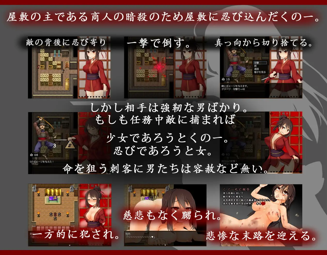 女忍牡丹/くノ一牡丹 Ver1.02 PC端 AI汉化版 预览图