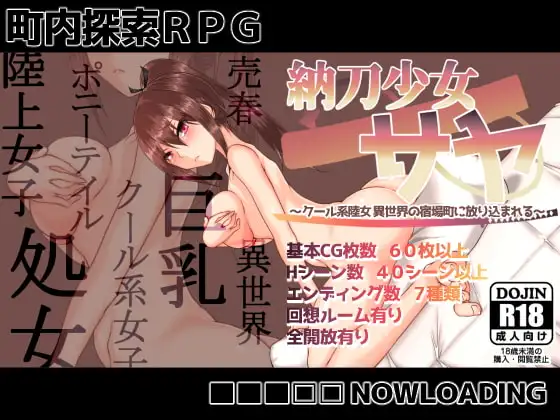 納刀少女サヤ ～クール系陸女異世界の宿場町に放り込まれる1.Ver1.1 PC端 AI汉化版 预览图