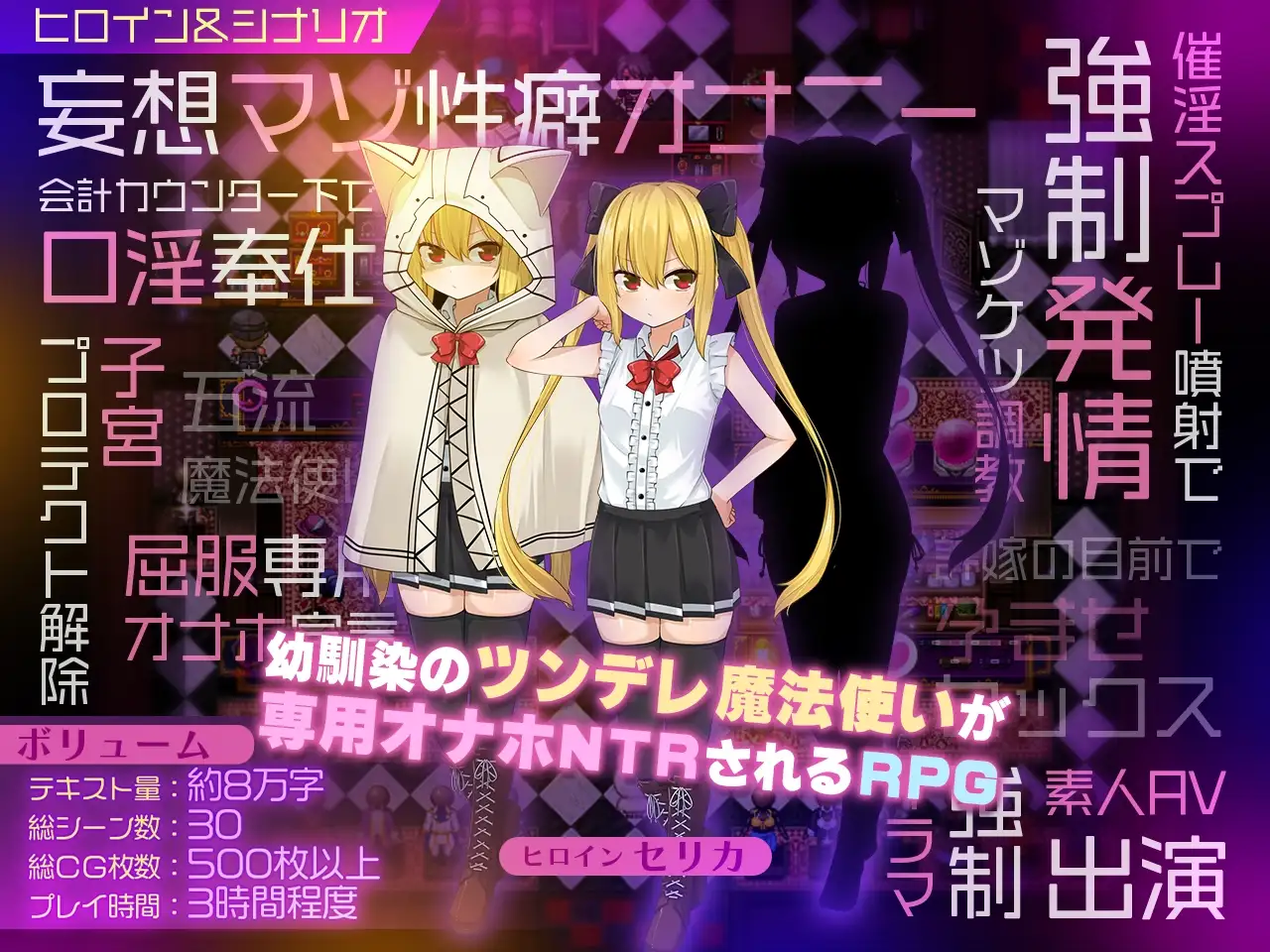 セリカマギア ～幼馴染のツンデレ隠れマゾ魔法使いが専用オナホNTRされる王都アダルトショップ編～ Ver1.07 PC端 AI汉化版 预览图