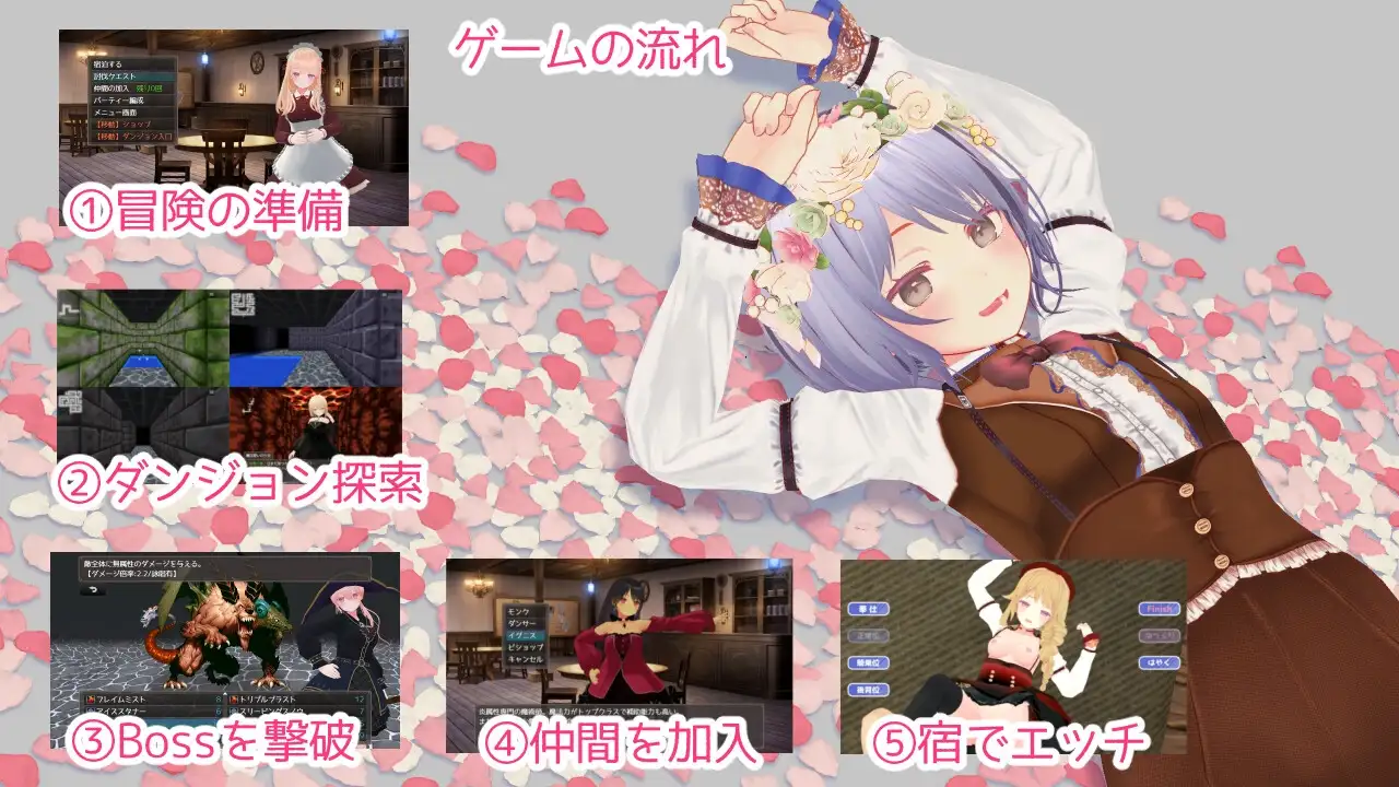 迷宫之花 Ver1.00官中汉化(迷宮ノ花) PC端 官中版 预览图