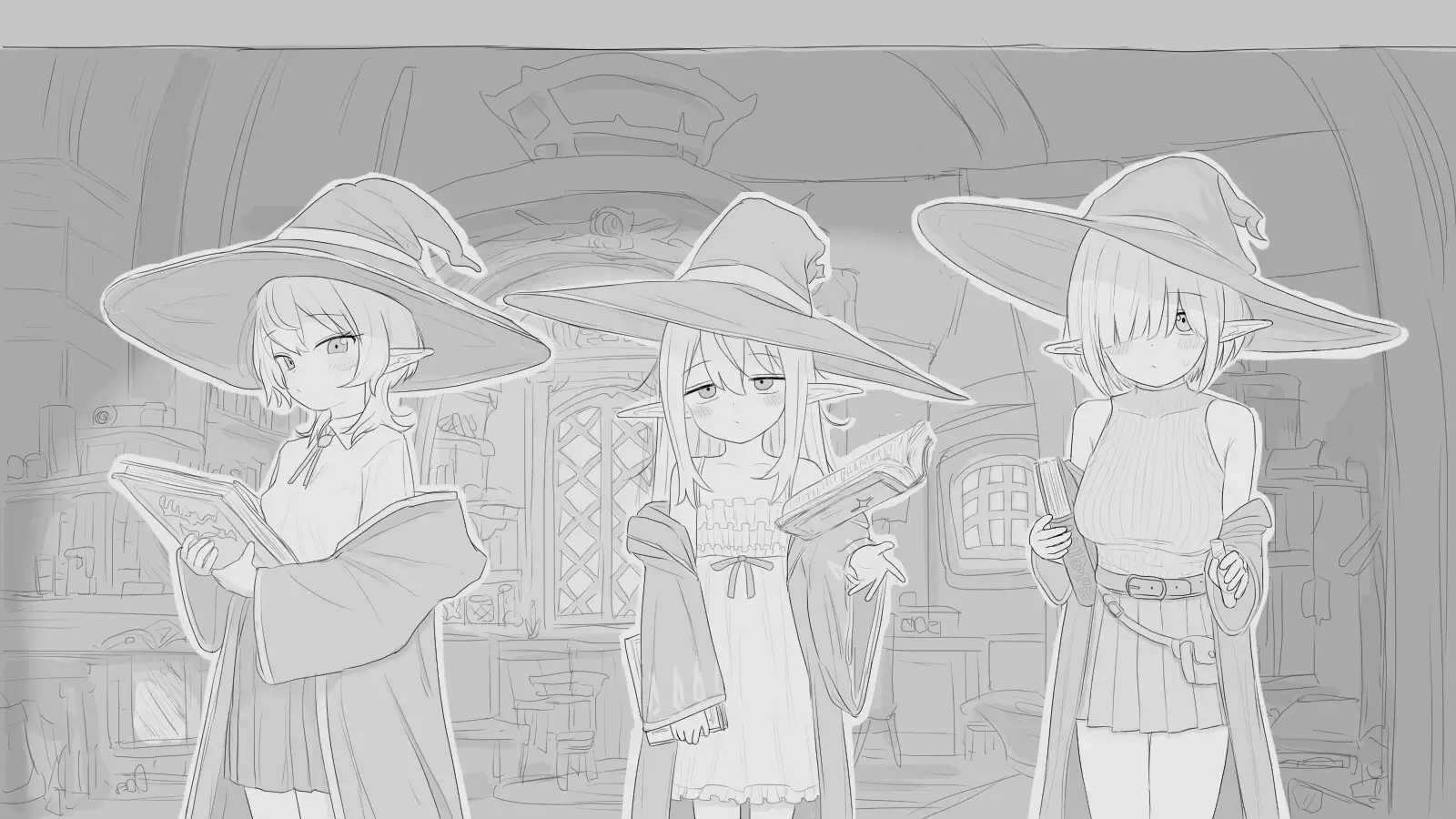 与隐居魔女的30天/隠居魔女との30日間 Ver1.00 R3 PC端 汉化版 预览图