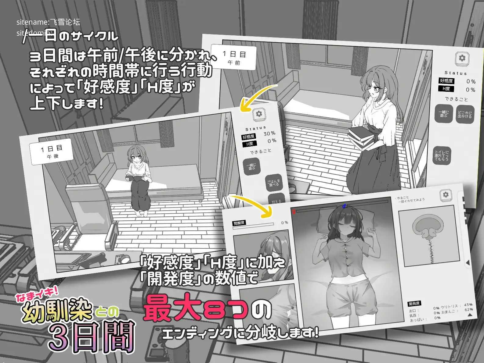 与温柔可爱的大姐姐一起的秘密三天/ゆるふわお姉ちゃんと秘密の3日間 双端 官中版 预览图