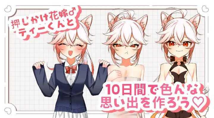 小蒂的色色新娘修行♡/ ケモショタ花嫁♂ ティーくんのえっちな花嫁修行♡ PC端 AI汉化版 预览图