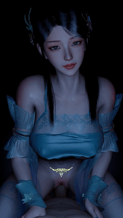 3D动画 萧熏儿 爱心眼肚兜牵手v摇 青衣真空上位乳摇榨取 动漫视频 预览图