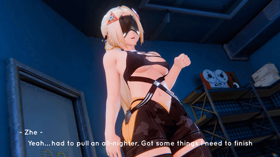 ToonE 5月新作：Trigger Training After Dark 扳机的耐久训练 性感御姐位能量消耗 动漫视频 预览图