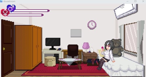 日式像素SLG/生肉/动态/纯爱][RJ01050781]お手軽同棲ルーム PC端 日文原版 预览图