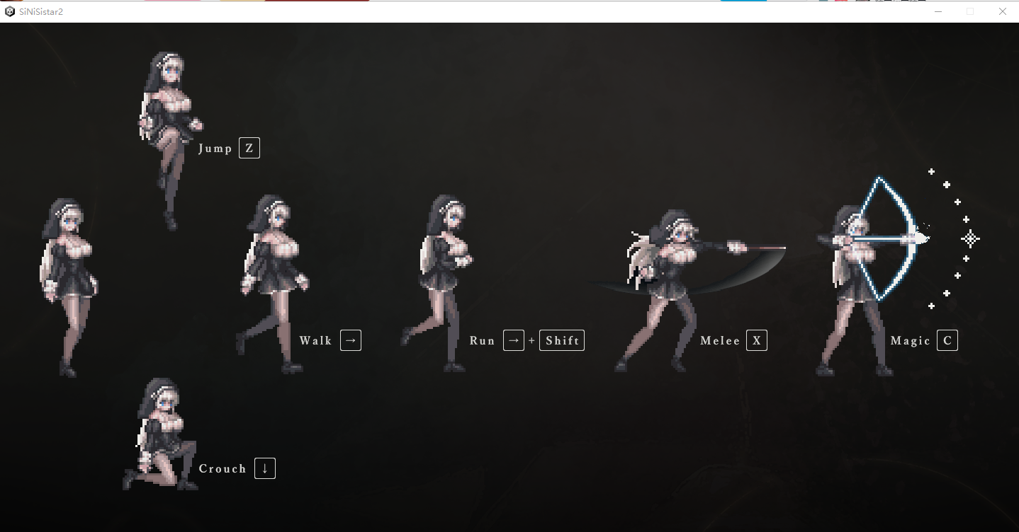 神作ACT/全动态]哥特少女勇与魔城2 SiNiSistar2 V0.2 体验公开版中文版 【游戏语音】：中文 PC端 汉化版 预览图
