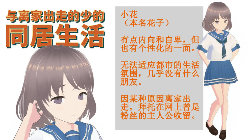 与离家出走的少女的同居生活 V1.0.6.1 DL官方中文 PC端 官中版 预览图
