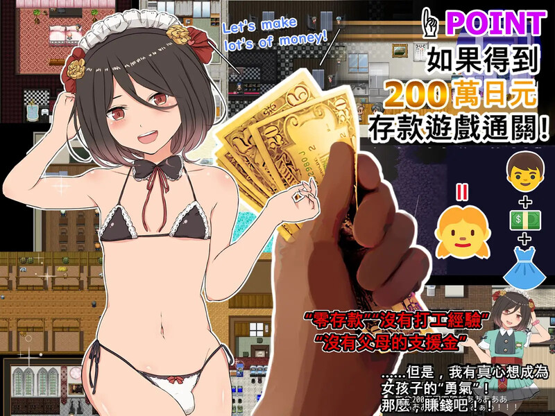 探索RPG/动态2C 打工的地方赚大钱吧!（克裡特的零花錢大作戰!）V1.0 官方中文 PC+安卓双端 官中版 预览图