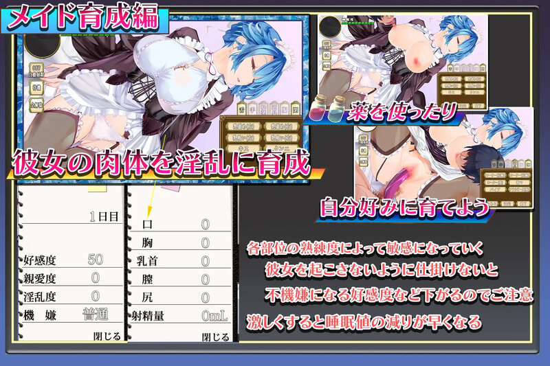 养成SLG/女仆睡J/2C 女仆永远陪伴在主人身边（メイドはいつもご主人様の隣に）V1.02 AI汉化+全 PC端 AI汉化版 预览图