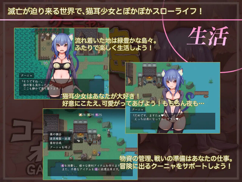 库尼亚与绝望之岛（クーニャと絶望の島）V1.0 机翻汉化 PC端 AI汉化版 预览图