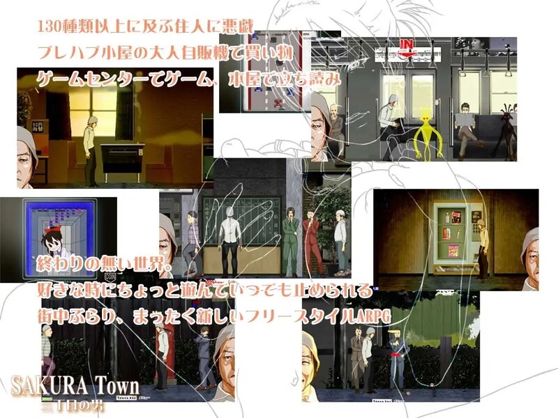 SAKURA Town 三丁目の男 V1.8 DL原版生肉+特典CG集 PC端 日文原版 预览图