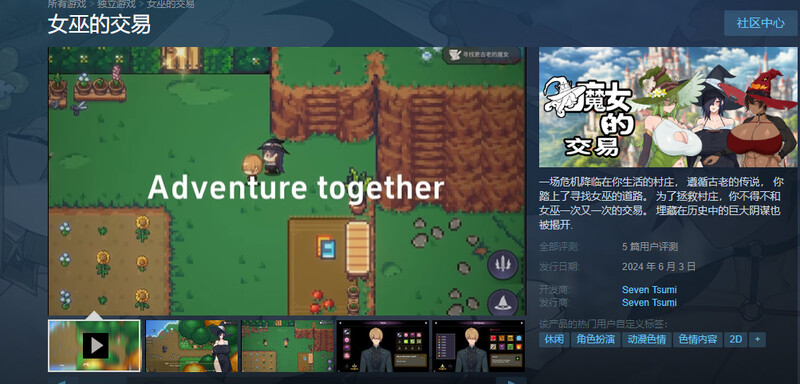 女巫的交易（Witchs Deal）V1.0 STEAM官中 PC端 官中版 预览图