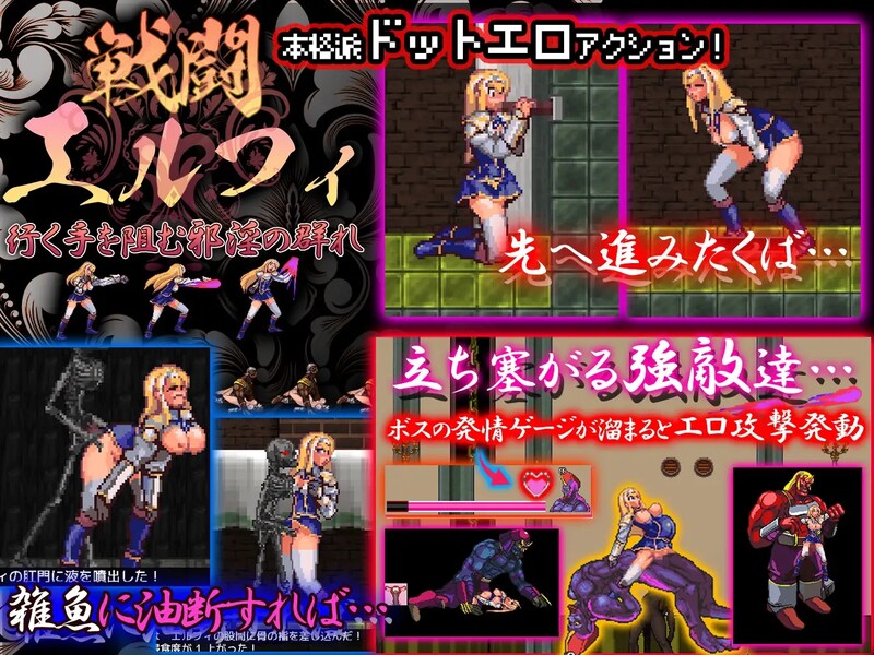 动作ACT/像素全动态/2C 拳击少女艾尔菲（拳姫エルフィ）V1.0 DL生肉 PC端 日文原版 预览图