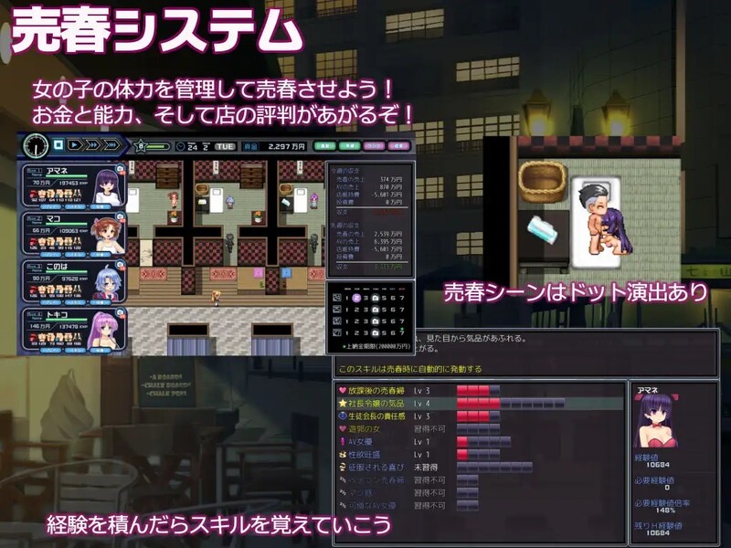 少女组长凛凛花的经营记（少女組長リリカの角色館経営記）V1.11 内嵌AI汉化版 双端 预览图