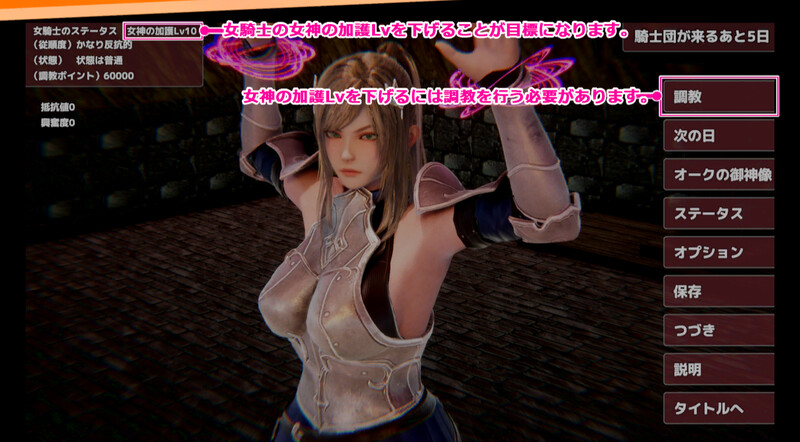 互动SLG/调教监禁/3D作品/全动态 監禁女騎士～異世界転生したらオークに間違われた男 V1.0 原版生肉+特典 2 PC端 日文原版 预览图